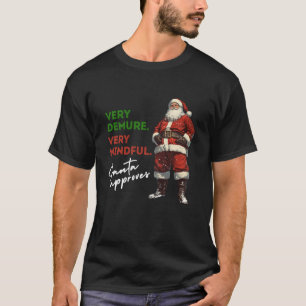T-shirt Très Démocratique Très Mince Funny Viral Noël San