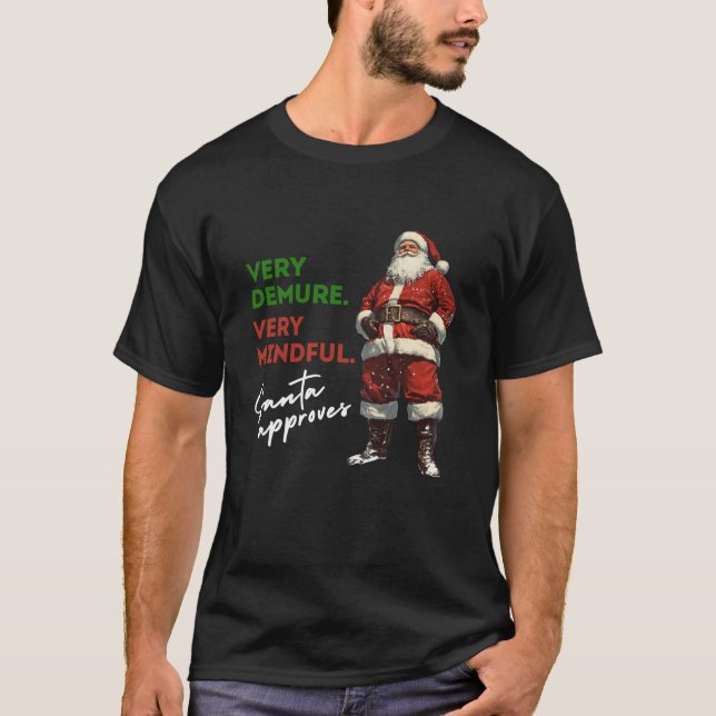 T-shirt Très Démocratique Très Mince Funny Viral Noël San (Devant)