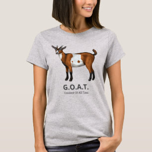 T-shirt Très Grande Chèvre Brown, La Plus Grande De Tous L