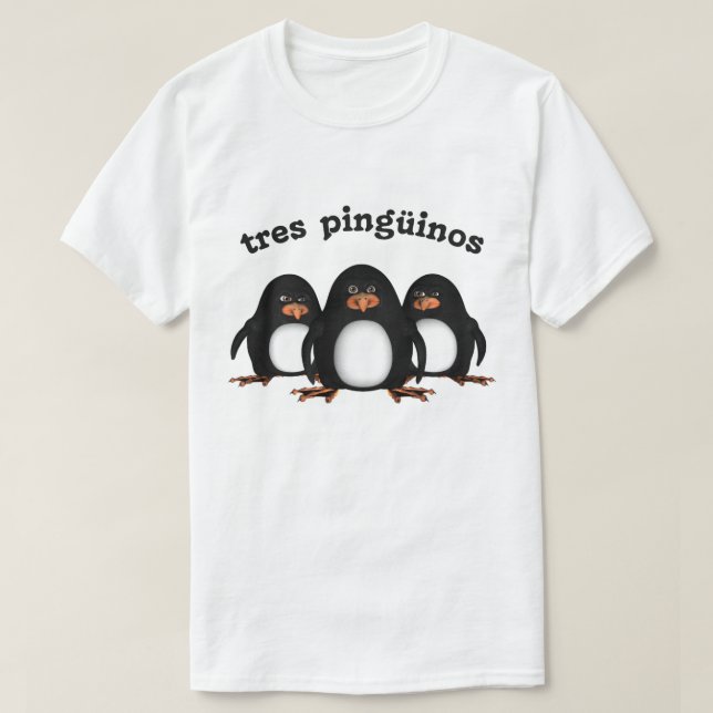 T-shirt Tres Pingüinos (Design devant)