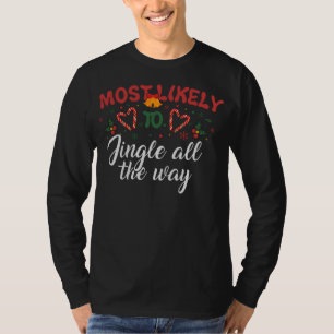 T-shirt Très Probable De Jingle Tout À Fait Drôle Noël