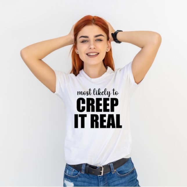 T-shirt Très Probable De Le Faire Crever Vraiment Drôle Ha (Créateur téléchargé)
