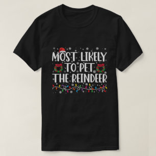 T-shirt Très Probable De Pet Le Rinder Drôle Noël