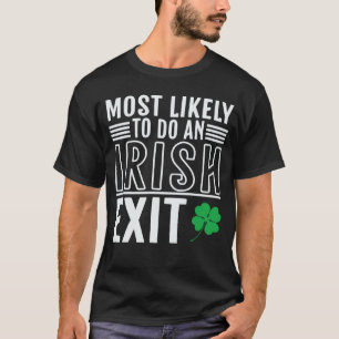 T-shirt Très Probable De Sortir Irlandais St Patrick 2