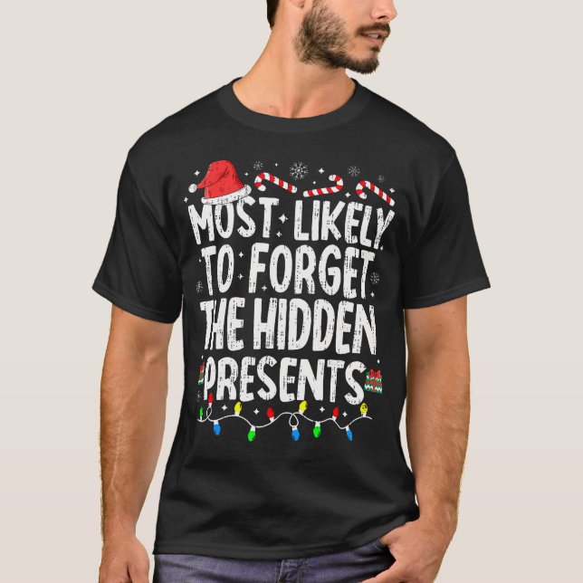 T-shirt Très Probable D'Oublier Les Présents Cachés Christ (Devant)