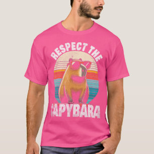 T-shirt Très Respecté Les Amateurs De Capybaras Drôle Capy