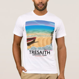 T-shirt Tresaith, Plage de Ceredigigion Baltique balnéaire