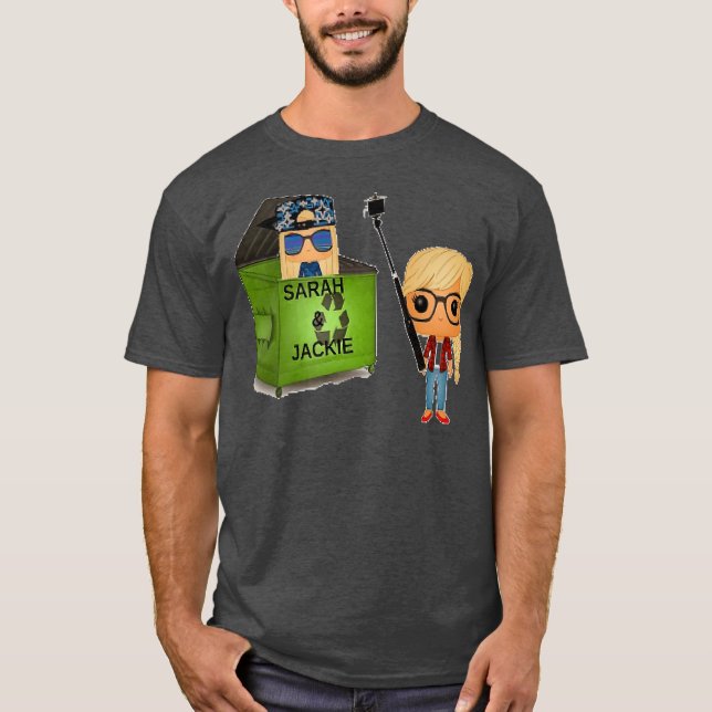 T-shirt trésor Hustlers Dumpster Diving Funny Fan (Devant)