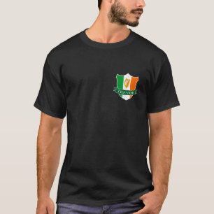 T-shirt TREVOR Nom Irlandais Drapeau D'Irlande Harpe Famil