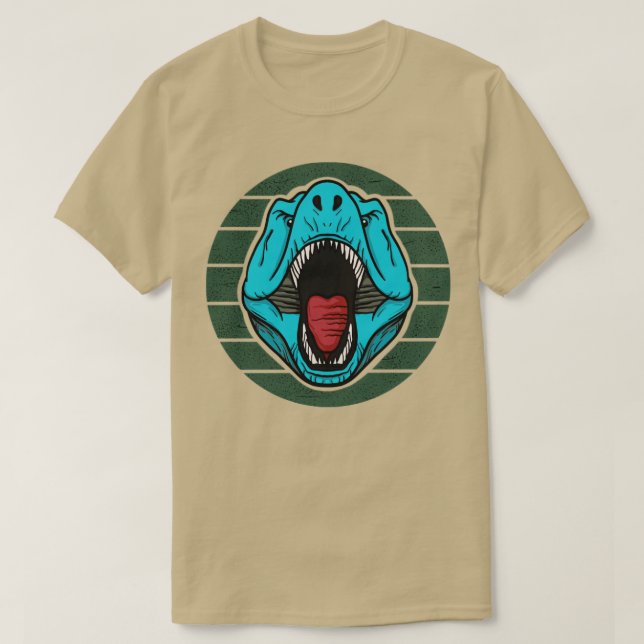 T-shirt TRex bleu (Design devant)
