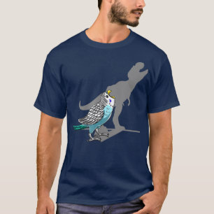 T-shirt TRex Budgerigar Bougie d'Ombre Perruche pour anima
