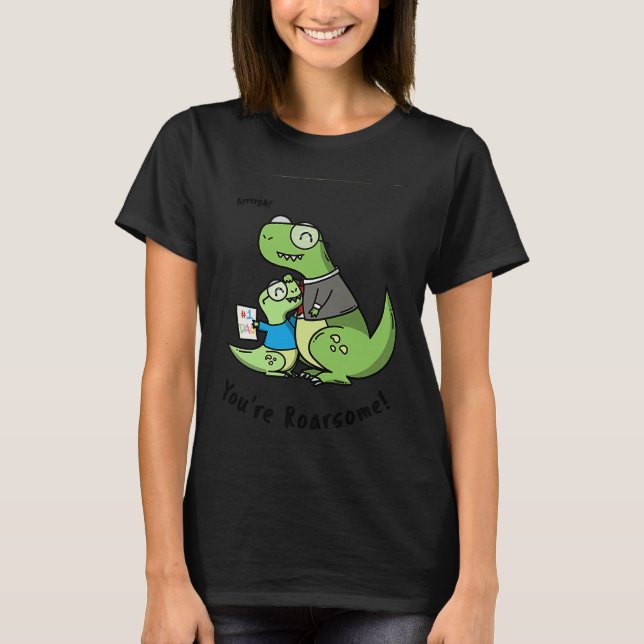 T-shirt Trex Daddy Enfant Dinosaur Cadeau Sentimental pour (Devant)