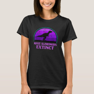 T-shirt Trex Dinosaur Faire de l'Alzheimer un Ki de sensib