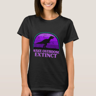 T-shirt Trex Dinosaure Purple Faire Overdose Extincte