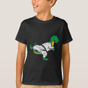 T-shirt Trex Karaté Taekwondo Ceinture Noire Drôle Dinosau
