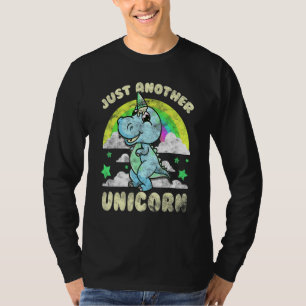 T-shirt Trex Unicorn Inspirée Crème glacée Corne de cône L