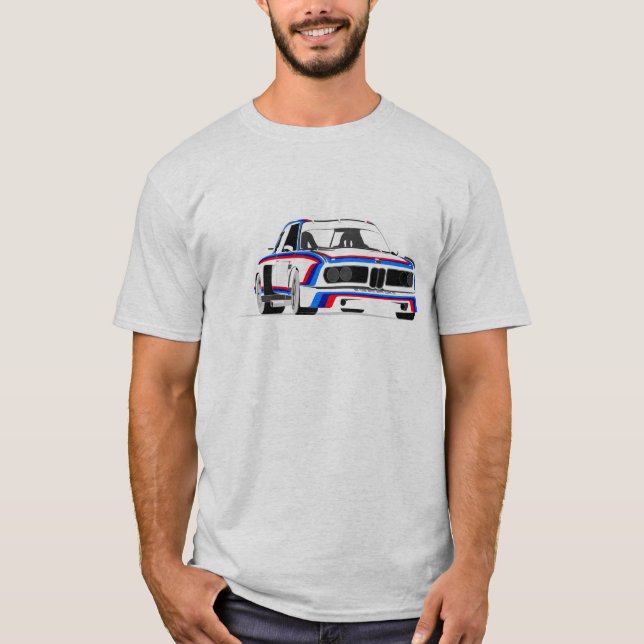 T-shirt TRI couleur 3,0 CSL BMW DTM (Devant)