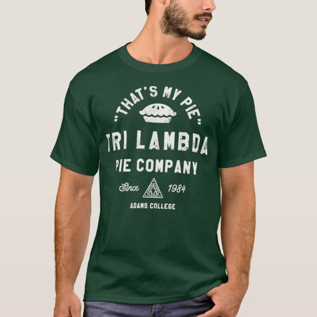 T-shirt Tri Lambda Pie Company (Devant)