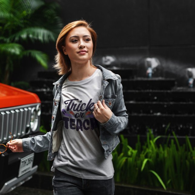 T-shirt Tri Ou Enseigner Halloween (Créateur téléchargé)