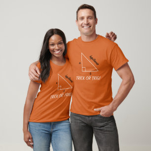 T-shirt Tri ou Trig Math Halloween Triangle Geek enseignan