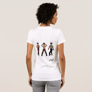 T-shirt Tri Pose Danse Pastel & Noir #1