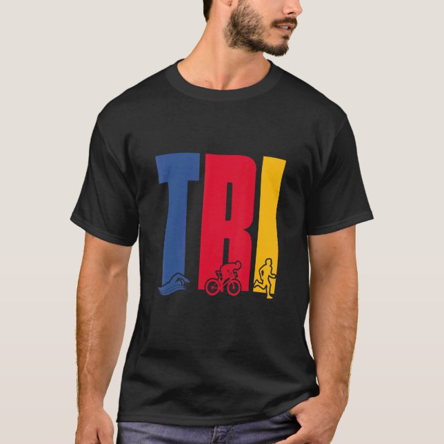 T-shirt Tri Triathlon (Devant)