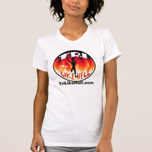 T-shirt Tri vraiment singulet de dames