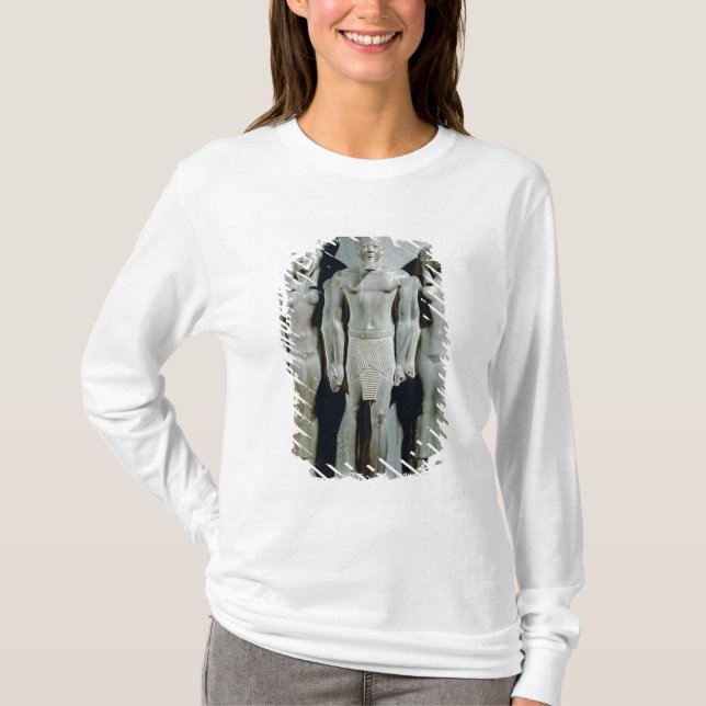 T-shirt Triade de Menkaure avec la déesse Hathor (Devant)