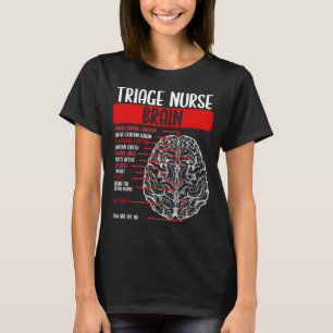 T-shirt Triage Insigne de soins infirmiers Reel Funny Tria