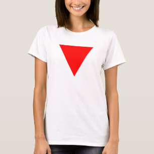 T-shirt Triangle Arrow rouge