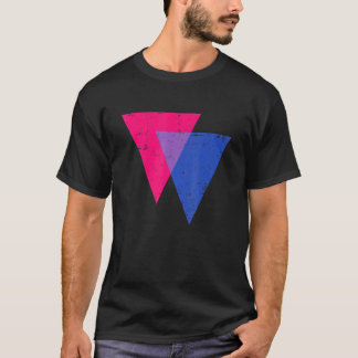 T-shirt Triangle Bisexuel Défilé de Fierté LGBTQ Drapeau B