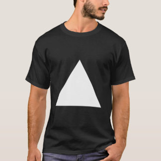 T-shirt triangle blanche
