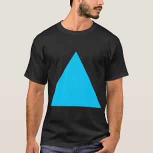 T-shirt Triangle - bleu ciel