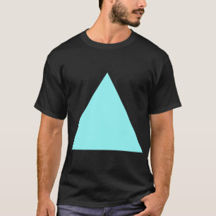 T-shirt Triangle - Bleu glace