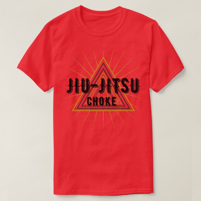 T-shirt Triangle choke JiuJitsu 1 (Design devant)