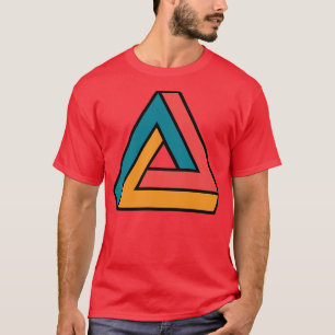 T-shirt Triangle de Penrose coloré