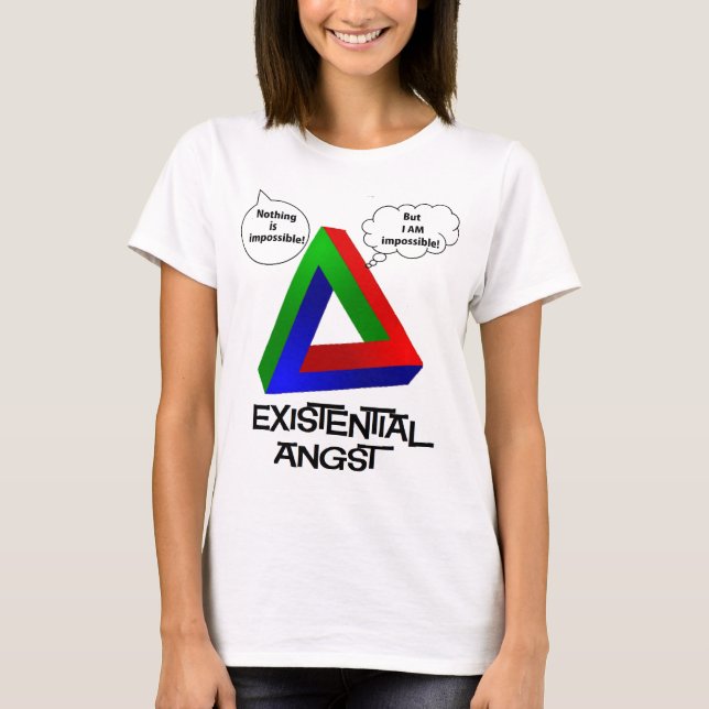 T-shirt Triangle de Penrose - impossible n'est pas (Devant)