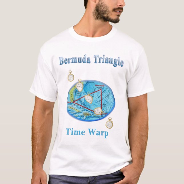 T-shirt Triangle des Bermudes (Devant)