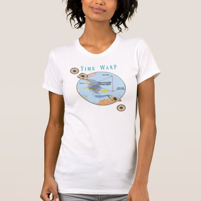 T-shirt Triangle des Bermudes (Devant)