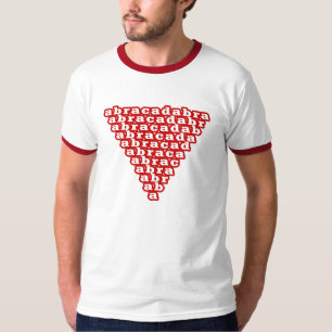 T-shirt triangle inversé abracadabra