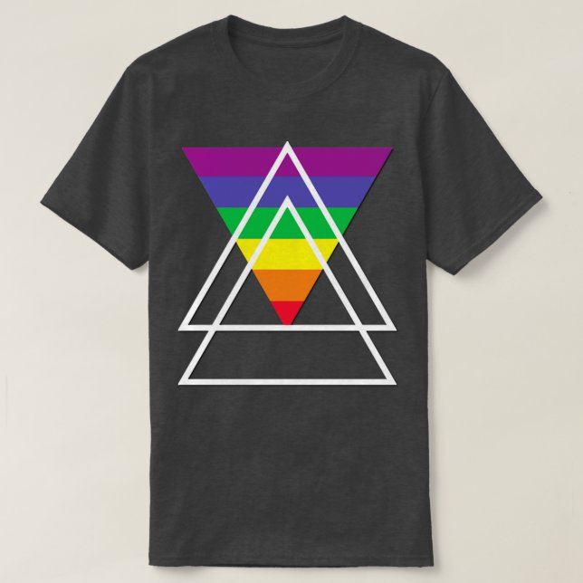 T-shirt Triangle LGBT (Design devant)