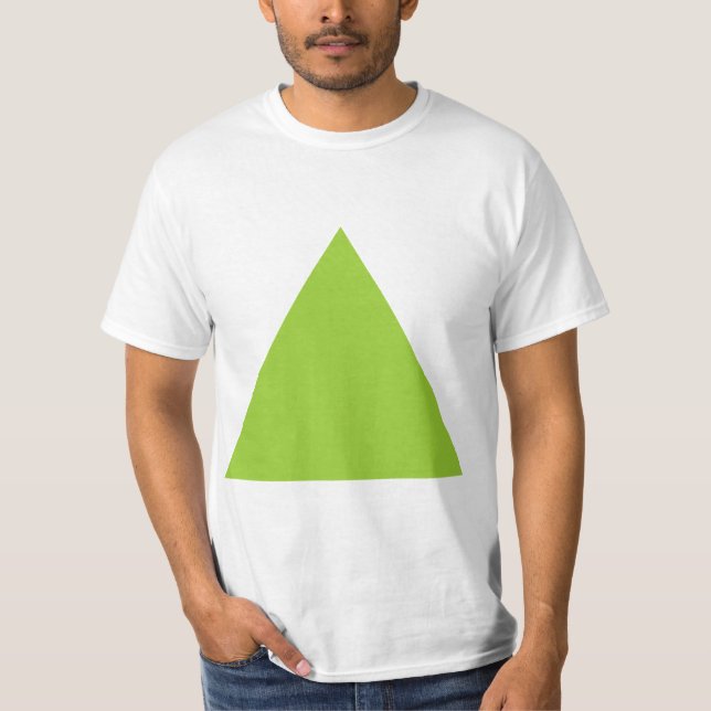 T-shirt Triangle - Martian Green (Devant)