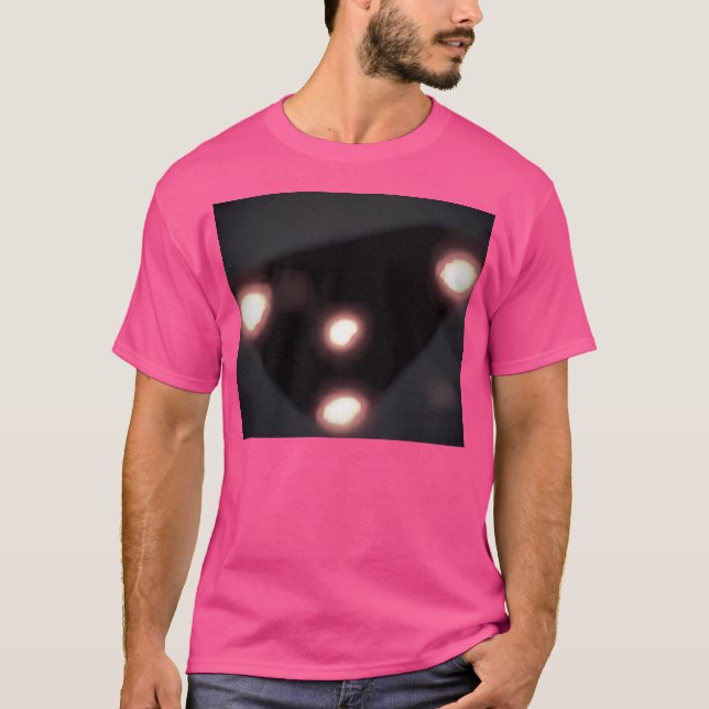 T-shirt Triangle noir Ufo (Devant)