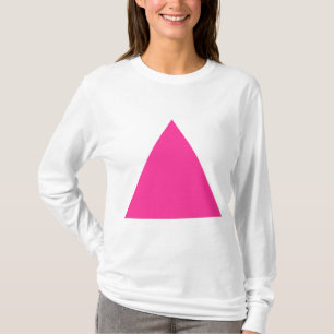 T-shirt Triangle - Rose chaud