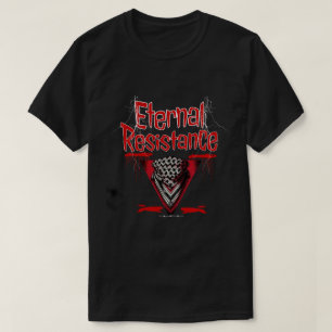 T-shirt Triangle rouge inversé keffiyeh
