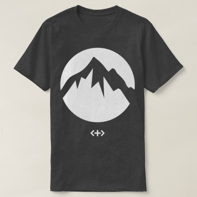 T-shirt Triangle supérieur de montagne (Design devant)