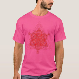 T-shirt Triangle Superpyramide Rouge