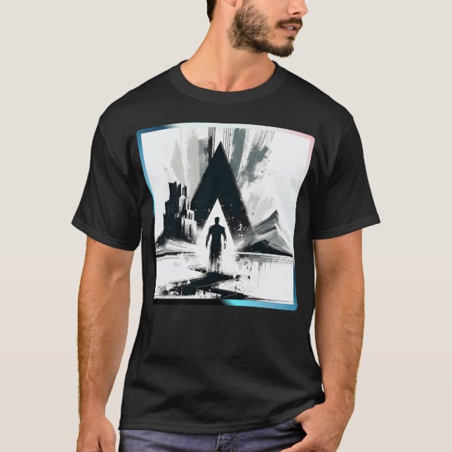 T-shirt Triangle Ufo (Devant)