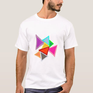 T-shirt Triangles Colorés