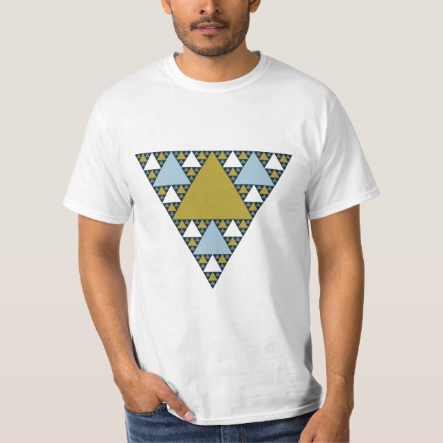 T-shirt Triangles de Sierpinski (Devant)